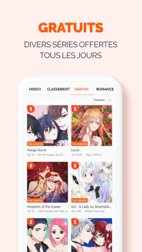 LEZHIN FR screenshot