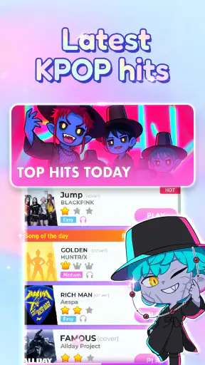 Demon Tiles: Piano Game Song screenshot