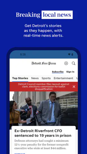 Detroit Free Press: Freep screenshot