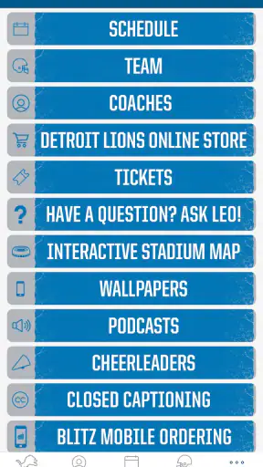 Detroit Lions Mobile screenshot