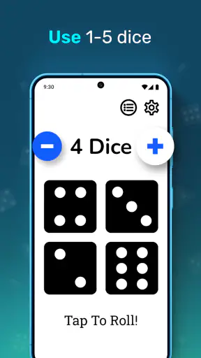 Dice Roller: Shake & Roll Dice screenshot