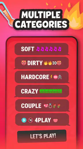 Dirty Truth or Dare Game screenshot