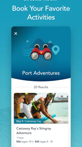 Disney Cruise Line Navigator screenshot
