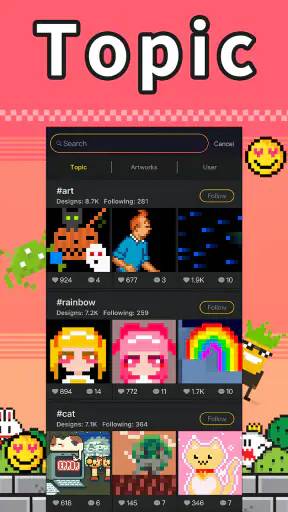Divoom: pixel art editor screenshot