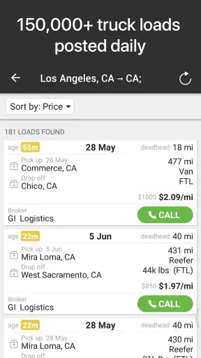 Doft Load Board & Truck Loads screenshot