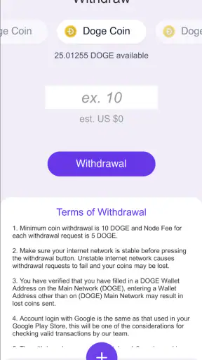 DOGE Miner by NVS screenshot