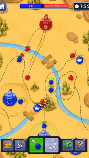 Dots Commander: RTS War screenshot