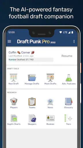Draft Punk - Fantasy Football screenshot