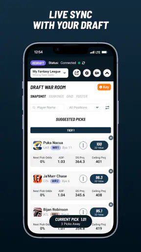 Draft Sharks Fantasy Football screenshot