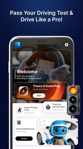 Driving Theory Test－Radar HUD screenshot