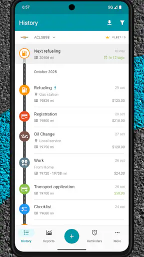 Drivvo - Vehicle management screenshot