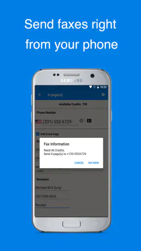 Easy Fax - Send Fax from Phone screenshot