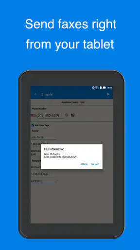 Easy Fax - Send Fax from Phone screenshot