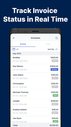 Easy Invoice & Estimates Maker screenshot