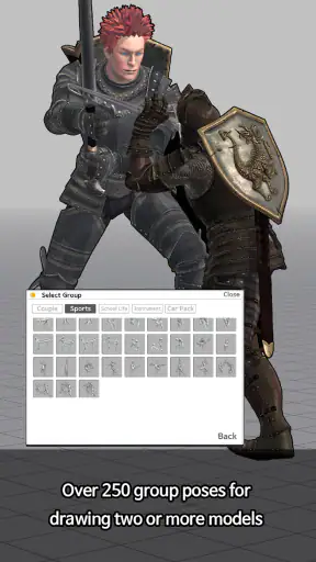 Easy Pose - 3D pose making app screenshot