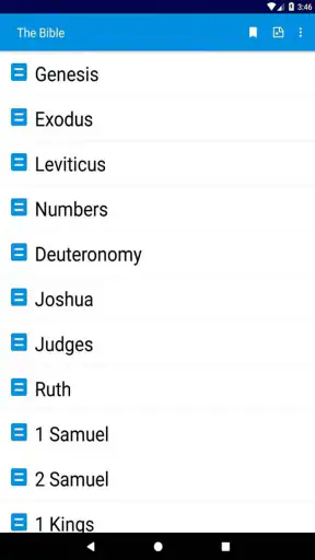 Easy to read KJV Bible screenshot