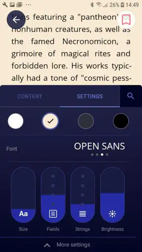 eBoox: ePub PDF e-book Reader screenshot