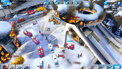 EMERGENCY HQ: firefighter game screenshot