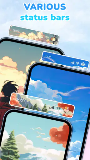 Emoji Battery: Status Bar screenshot
