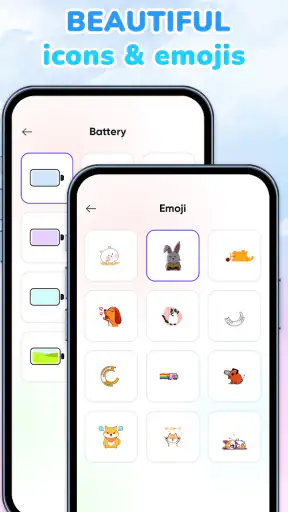 Emoji Battery: Status Bar screenshot