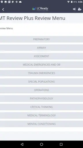 EMT Review Plus screenshot