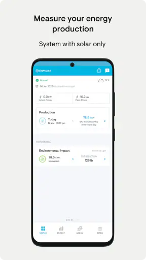Enphase Enlighten screenshot