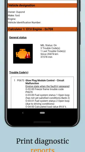 OBD2 Car Scanner - EOBD Facile screenshot