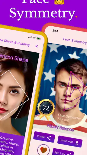 Face Shape - Face Rating, Hair screenshot