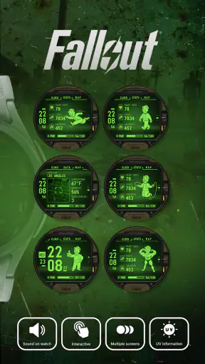 Fallout Pip-Boy Watch Face screenshot