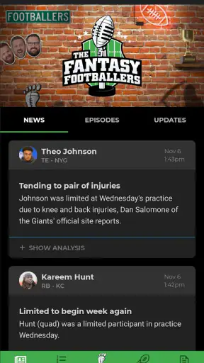 Fantasy Footballers screenshot