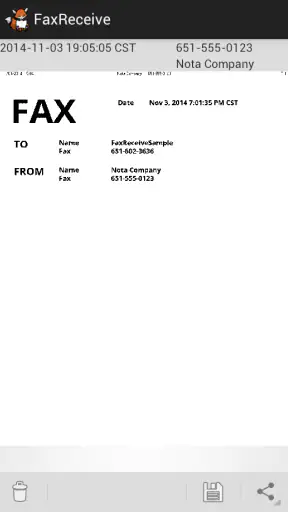 FaxReceive - receive fax phone screenshot