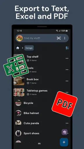 Find my stuff: Home inventory screenshot