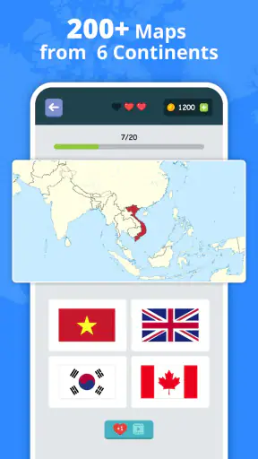 Flags of Countries: Quiz Game screenshot