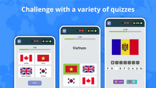 Flags of Countries: Quiz Game screenshot