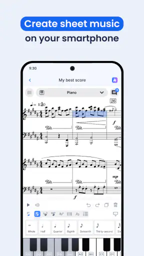 Flat: Music Score & Tab Editor screenshot