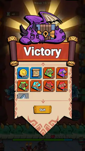 Fluffy Backpack: Merge Defense screenshot