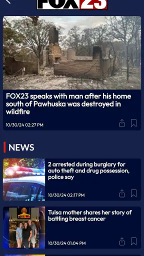 FOX23 News Tulsa screenshot