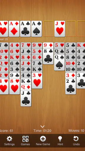 FreeCell Solitaire screenshot