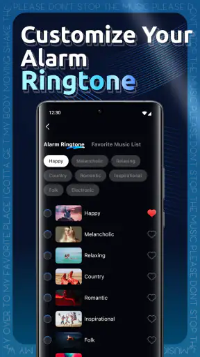Geta Alarm Music Player screenshot