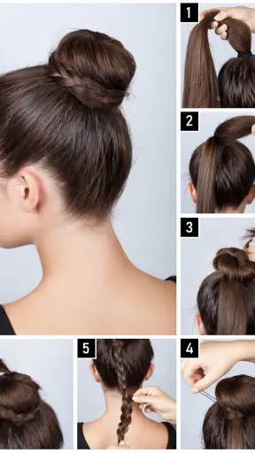 Girls Hairstyle Step By Step screenshot