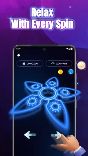 Glow Spinner: Finger Draw Art screenshot