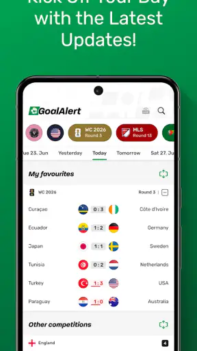 GoalAlert - Soccer 2026 screenshot