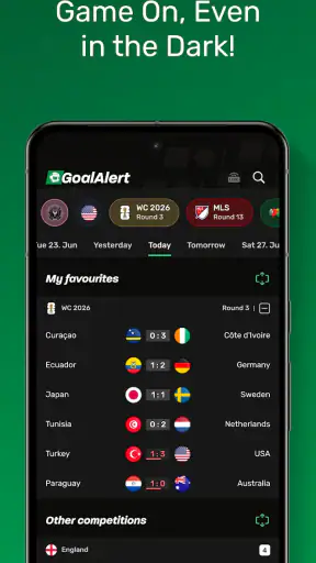 GoalAlert - Soccer 2026 screenshot