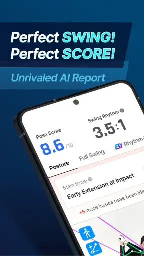 GolfFix AI Golf Swing Analyzer screenshot