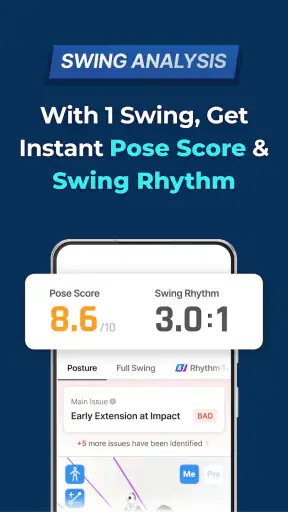 GolfFix AI Golf Swing Analyzer screenshot