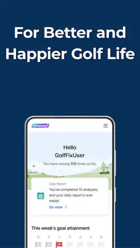 GolfFix AI Golf Swing Analyzer screenshot
