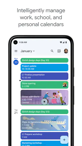 Google Calendar screenshot