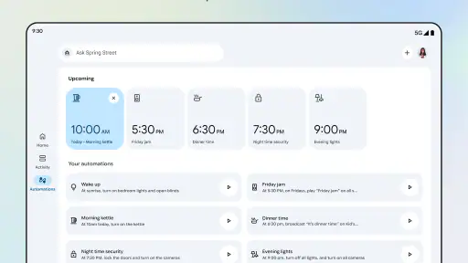 Google Home screenshot