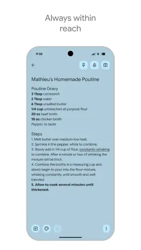 Google Keep - Notes and lists screenshot