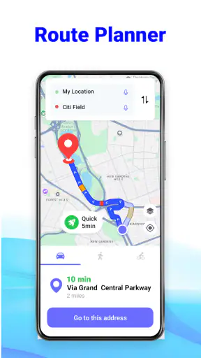 GPS Route Planner: Radar Map screenshot